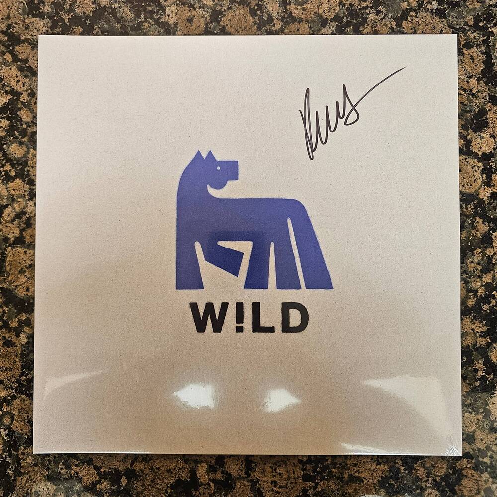 Signed! Russ - Wild - Blue Vinyl LP Top Autographed Cover, Sealed Gatefold Album